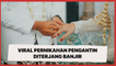 Viral Pernikahan Pengantin Diterjang Banjir, Kondisi Pelaminannya Menyedihkan
