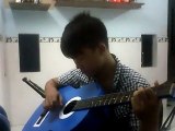 Tóc Em Đuôi Gà - Quang Linh (Guitar Solo)| Fingerstyle Guitar Cover | Vietnam Music