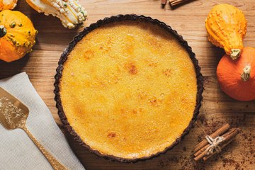 Tarta de calabaza y chocolate - Cocina Fácil