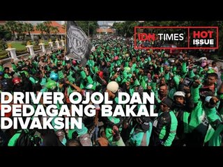 DKI TUNGGU KEMENKES VAKSINASI PEDAGANG, HINGGA DRIVER OJOL