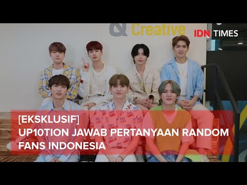 [EKSKLUSIF] UP10TION Jawab Pertanyaan Fans, Rahasia Glowing hingga Nama Indonesia Para Member