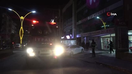 Tıp merkezinde çıkan yangın korkuttu