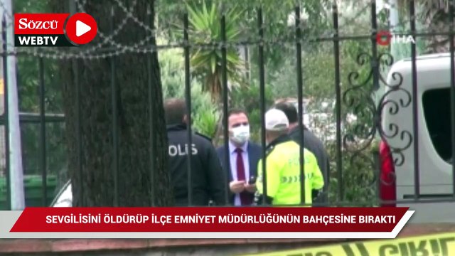 Öldürdüğü sevgilisini ticari taksi içerisinde İlçe Emniyet Müdürlüğü bahçesine bıraktı