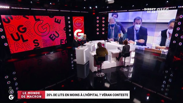 Le monde de Macron: 20% de lits en moins à l'hôpital, Véran conteste ? - 28/10