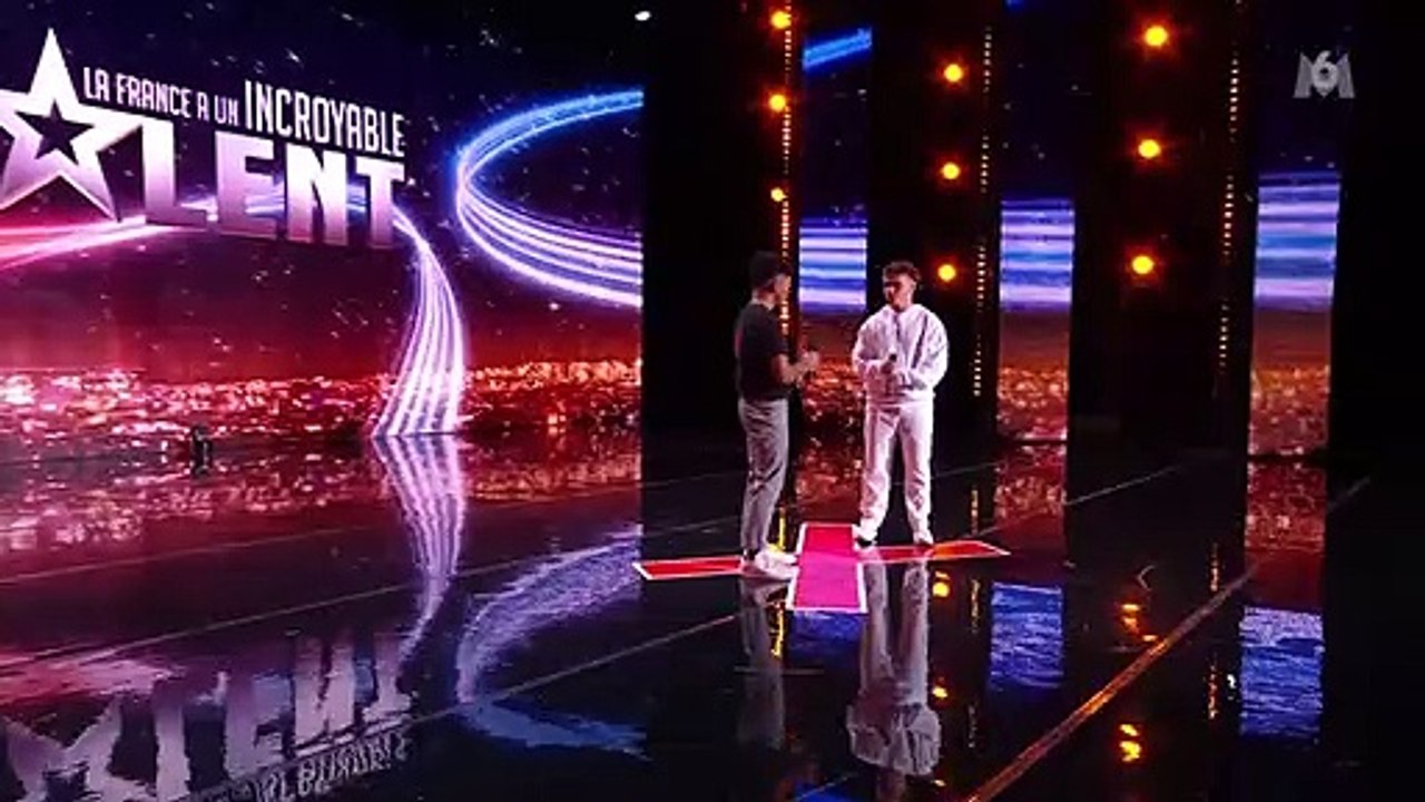 Prestation de Randjess (21 ans) et Bryan dit "Brichapik", dans "Incroyable Talent", sur M6