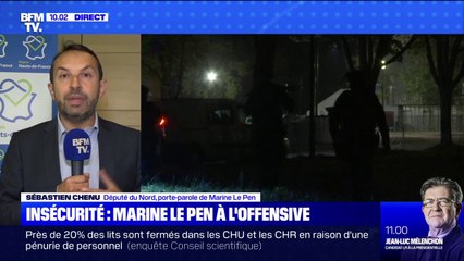 Sébastien Chenu, porte-parole de Marine Le Pen: "Les thématiques d'insécurité sont des sujets qui n'ont pas été traités pendant le mandat d'Emmanuel Macron"