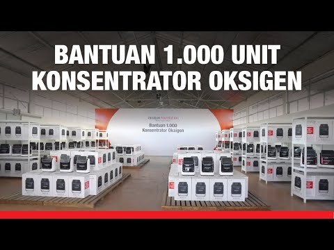 Bantuan 1.000 Unit Konsentrator Oksigen Untuk Kemenperin RI dan Rumah Sakit di Jawa Tengah dan DIY