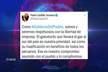 Pedro Castillo señaló que será respetuoso con libertad de empresas, tras mensaje de estatización