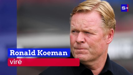 Ronald Koeman viré du FC Barcelone