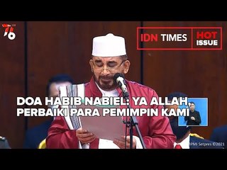 DOA HABIB NABIEL DI SIDANG MPR: YA ALLAH, PERBAIKI PARA PEMIMPIN KAMI