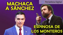 Espinosa de los Monteros (VOX) machaca a Sánchez y Podemos en dos minutos