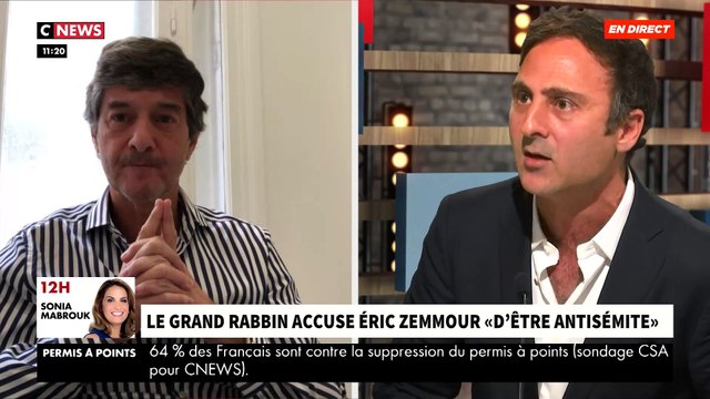 Le gros coup de gueule d'Eduardo Rihan Cypel dans Morandini Live qui dénonce l'antisémitisme d'Eric Zemmour - VIDEO