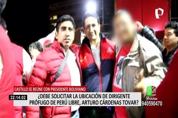 Castillo se reunirá con presidente boliviano: ¿Debe solicitarle la captura de Arturo Cárdenas?