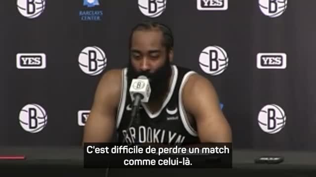 Nets - Harden : Nous sommes frustrés