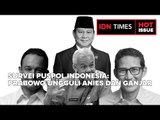 SURVEI PUSPOL INDONESIA: PRABOWO UNGGULI ANIES DAN GANJAR