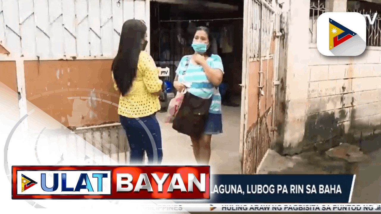 Ilang sementeryo sa Binan, Laguna, lubog pa rin sa baha