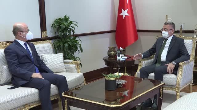 Son dakika haber | Cumhurbaşkanı Yardımcısı Oktay, YÖK Başkanı Özvar'ı kabul etti