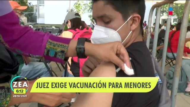 Juez da 5 días para incluir a menores en vacunación contra Covid-19