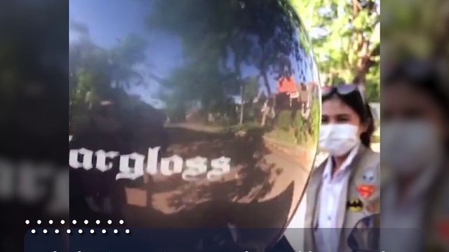 Viral Cewek Syok Helm Miliknya Meleyot: Testimoni Suhu Panas di Surabaya