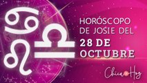 Horóscopo de hoy 28 de octubre de Josie Diez Canseco