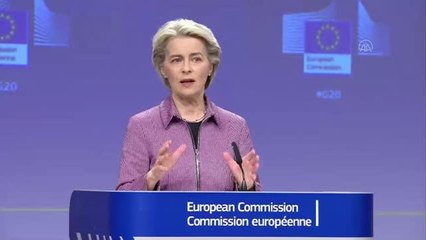 AB Komisyonu Başkanı Leyen, G20 Liderler Zirvesi öncesinde basın toplantısı düzenledi