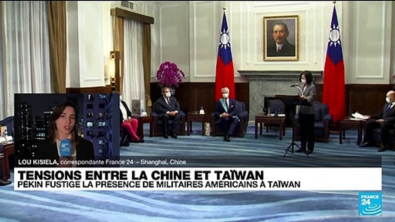 Tensions entre la Chine et Taïwan : Pékin fustige la présence de militaires américains à Taïwan