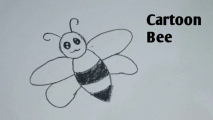 How to draw Cartoon Bee