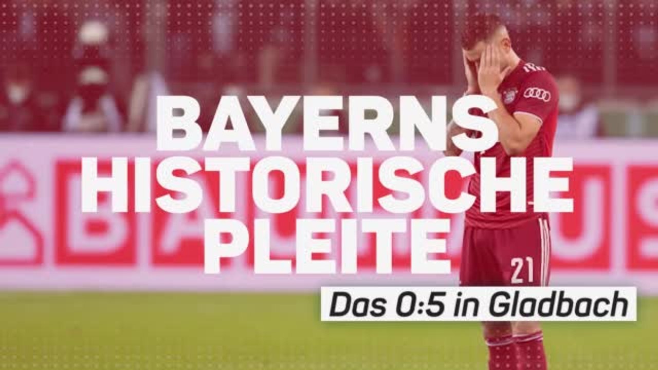 Bayern-Blamage: Die Horror-Zahlen zum 0:5