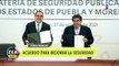 Morelos y Puebla firman acuerdo para mejorar la seguridad