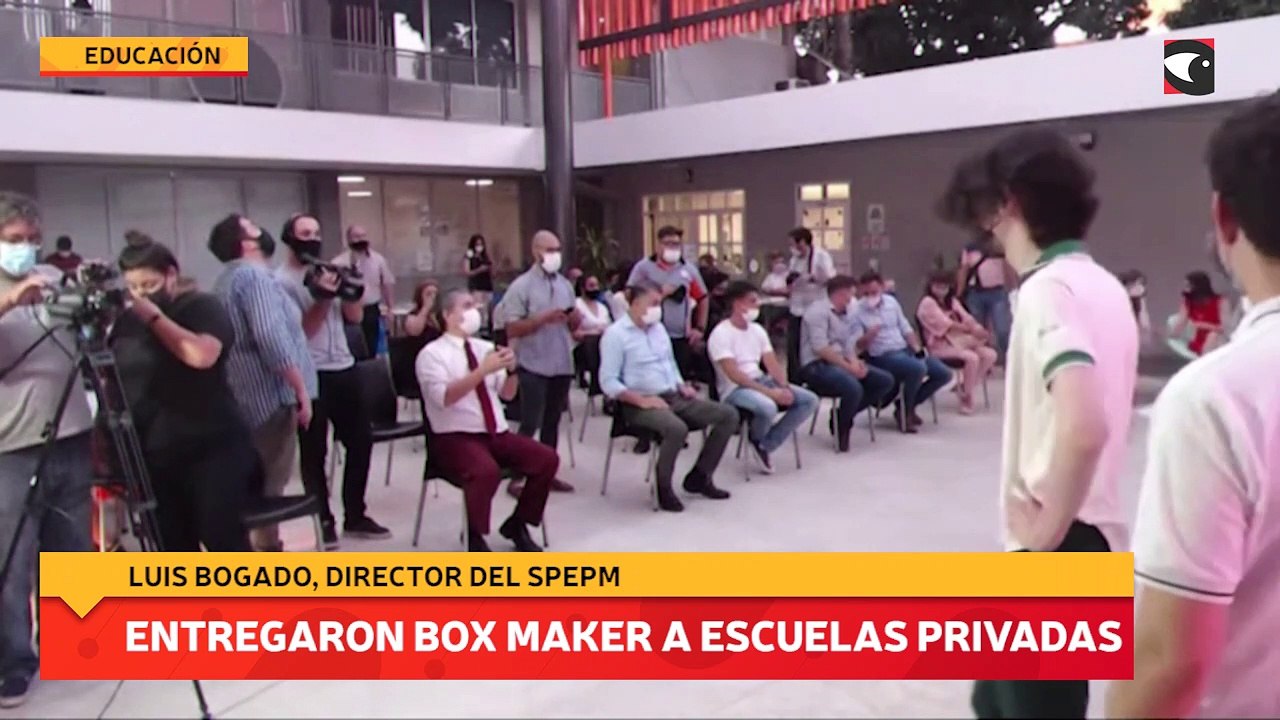 Entregaron Box Maker a escuelas privadas