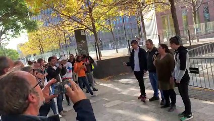 Declaració de l'advocada Eva Pous després del judici