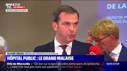 Malaise à l'hôpital: "ce n'est pas une exception européenne" mais "nous essayons de comprendre les raisons", assure Olivier Véran