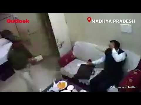 Video Of Madhya Pradesh IPS Officer Taking 'Envelopes' From Junior Officials Goes Viral