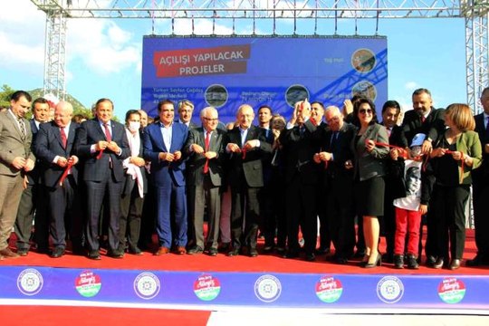 CHP Genel Başkanı Kılıçdaroğlu, Muğla'da açılış ve temel atma törenine katıldı