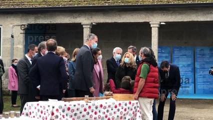 Los Reyes presiden el acto de entrega del Premio Escuela del Año 2020 en Tui