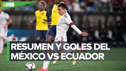 Suplentes del Tri caen ante Ecuador en duelo amistoso