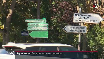 Paris : les panneaux directionnels disparaissent peu à peu