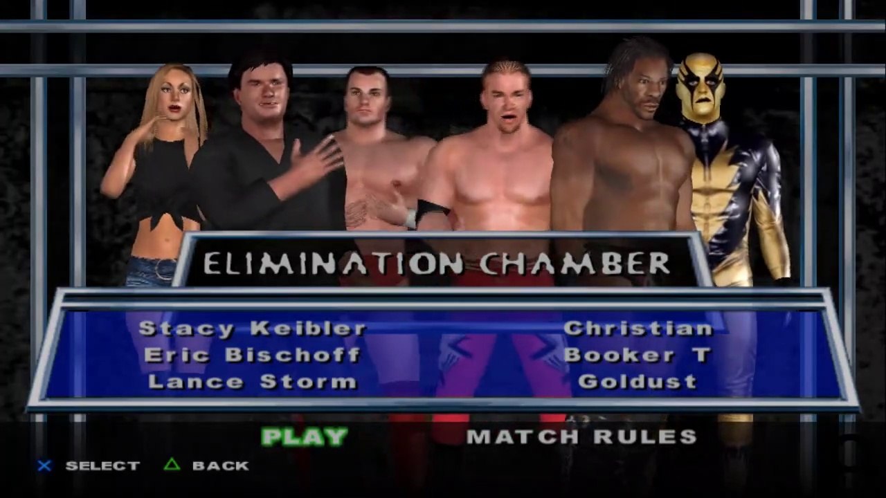 HCTP Stacy Keibler vs Eric Bischoff vs Lance Storm vs Christian vs Booker T vs Goldust
