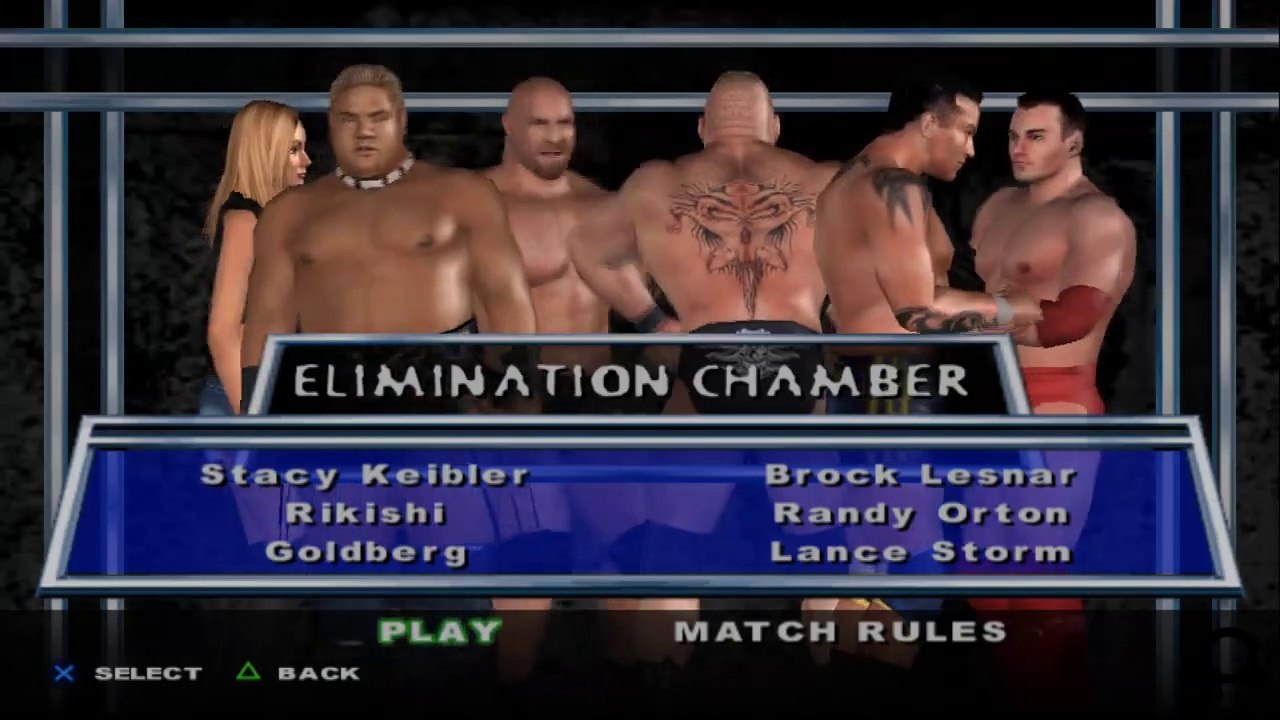 HCTP Stacy Keibler vs Rikishi vs Goldberg vs Brock Lesnar vs Randy Orton vs Lance Storm