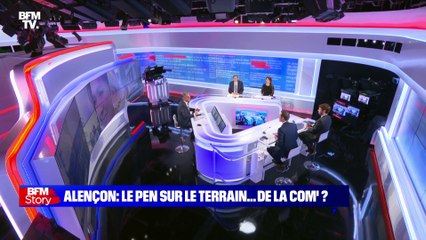 Story 1 : Marine Le Pen, opération récupération à Alençon - 28/10