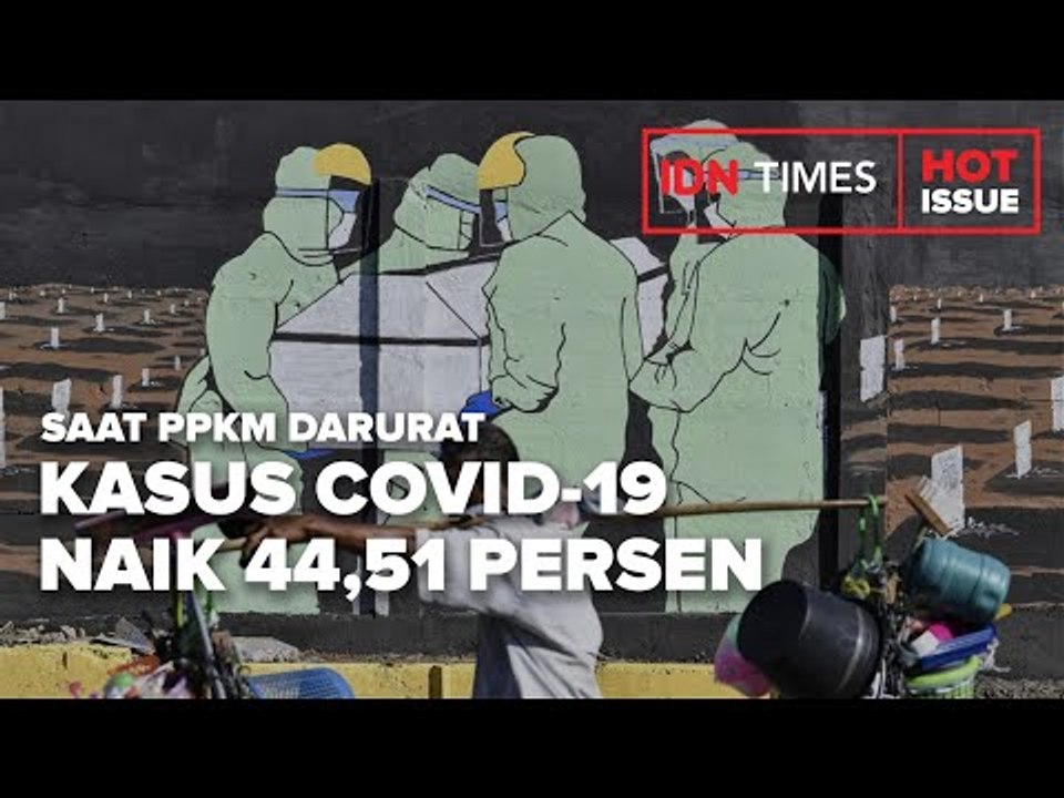 SAAT PPKM DARURAT, LUHUT SEBUT KASUS COVID-19 NAIK 44,51 PERSEN