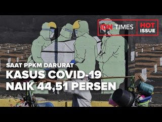 SAAT PPKM DARURAT, LUHUT SEBUT KASUS COVID-19 NAIK 44,51 PERSEN