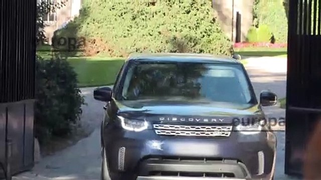 Sofia Palazuelo sale del Palacio de Liria tras el almuerzo con la Reina Sofía