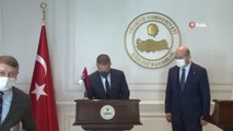 Sırbistan Savunma Bakanı Stefanoviç'ten Bakan Soylu'ya nezaket ziyareti