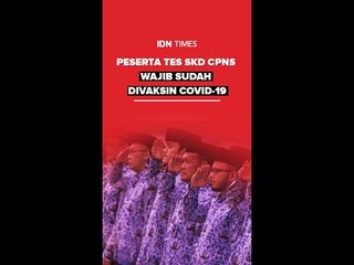 PESERTA TES SKD CPNS WAJIB SUDAH DIVAKSIN COVID-19 #shorts