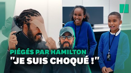 Lewis Hamilton métamorphosé pour piéger ces écoliers