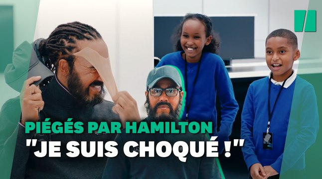 Lewis Hamilton métamorphosé pour piéger ces écoliers