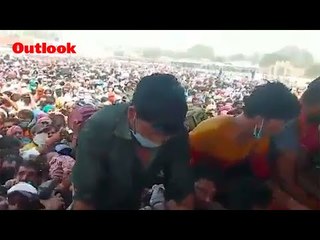 Chaos In Ghaziabad As Thousands Of Migrants Gather To Register For Trains