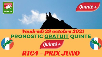 Minute Quinté TURF FR :  PRIX JUNO - vendredi 29 octobre 2021 - PARIS VINCENNES  PMU #257725