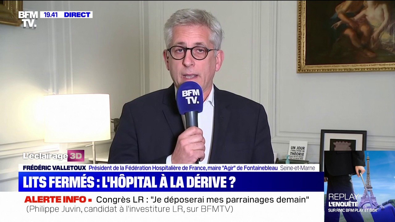 Frédéric Valletoux sur les burn-out à l'hôpital: "Il y a une vraie perte de sens pour les hospitaliers"